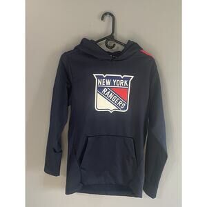 Men's Fanatics Branded Blue New York Rangers Primary Team Logo Fitted Size S